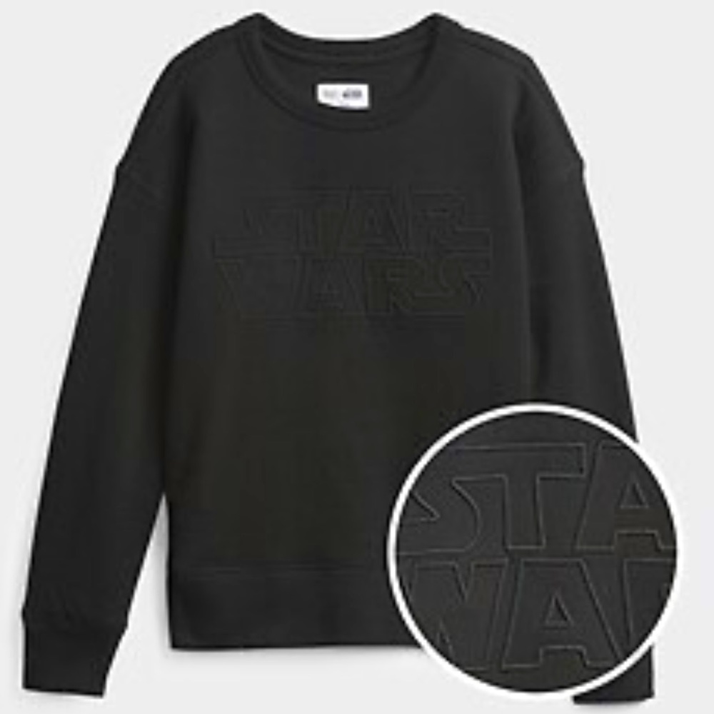NWT, Gap Kids, Star Wars Crewneck Sweatshirt.